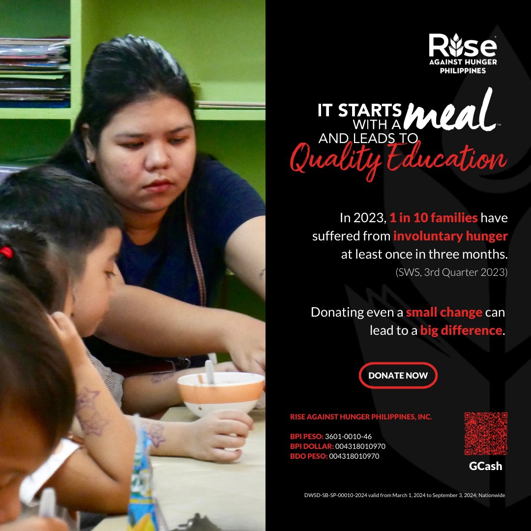 RAHPhilippines's tweet photo. Our dietary supplementation program is a big help especially to working moms like Maye. For her, the nutritious meals we serve make her kid more energetic which, in turn, leads to better performance in school. She was able to notice this much impact and it all starts with a meal! https://t.co/TIju13yncJ