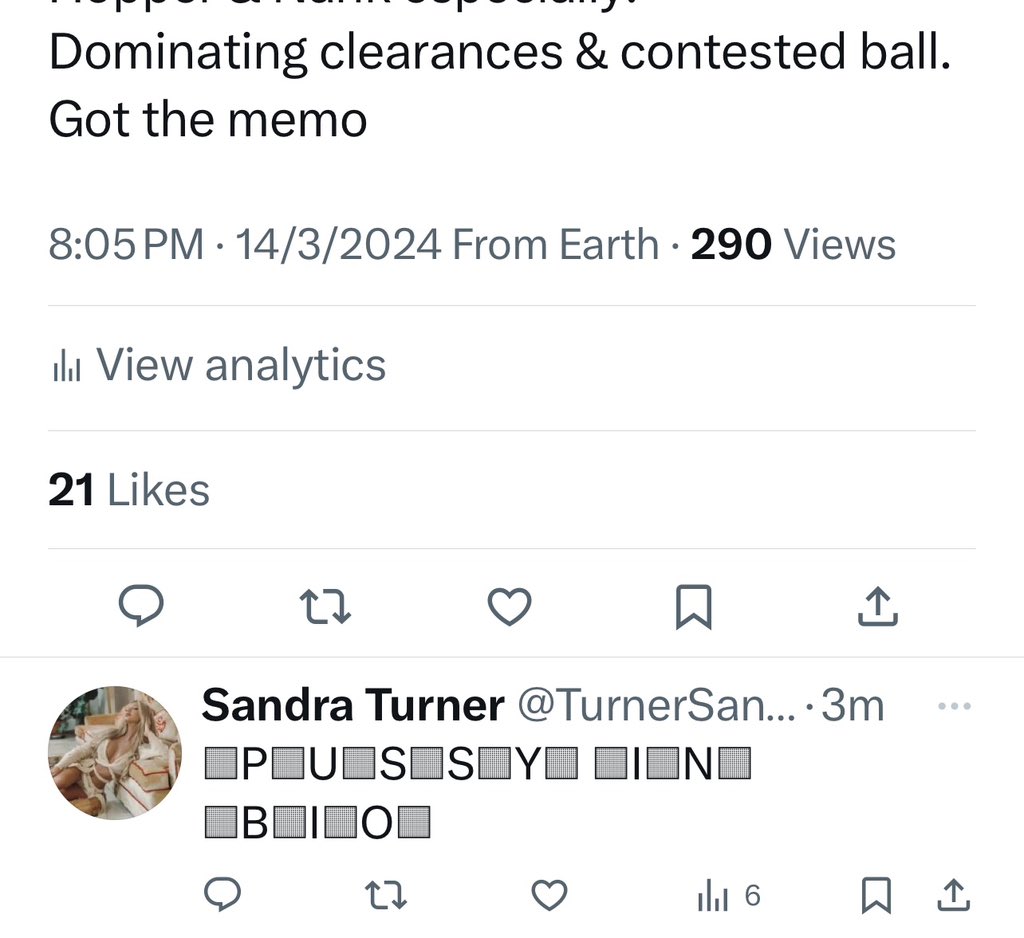 rfcswallace's tweet photo. Not now Sandra.  🐯 https://t.co/6dubnS4rwv