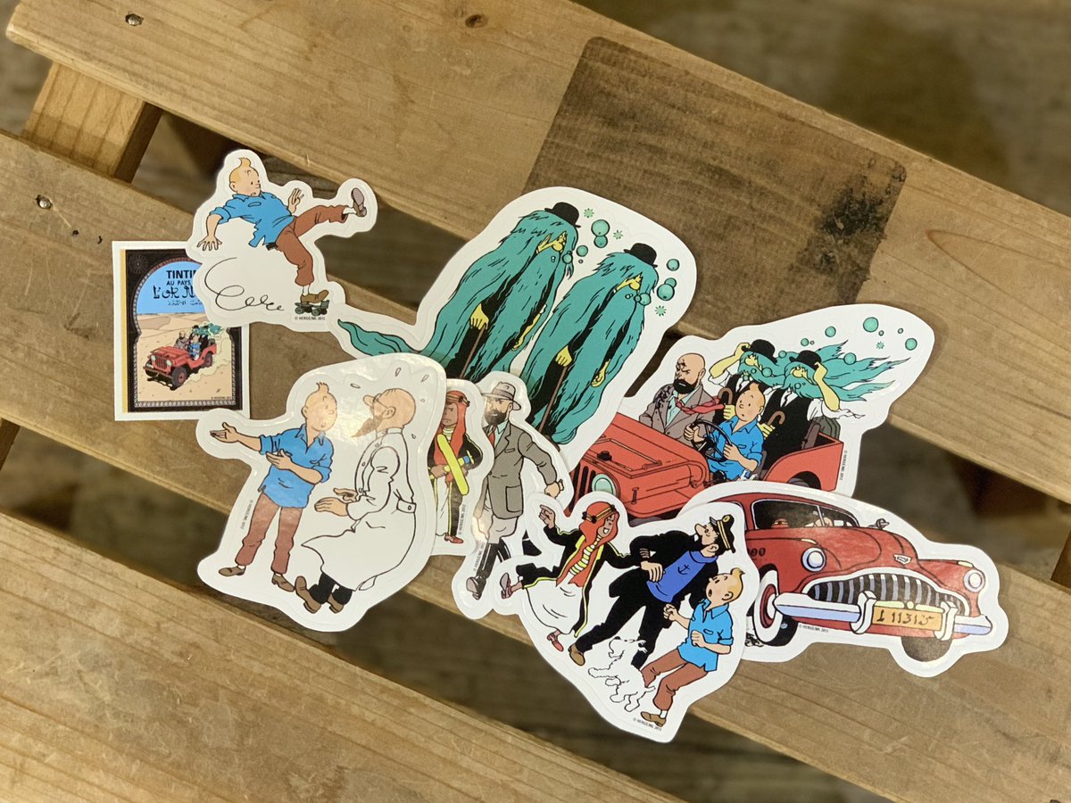 TINTIN_JAPAN's tweet photo. 絵本の中のシーンが描かれたステッカー！
シールごとに切り分ければ、スマホケースなどにも入れまれます🫶

https://t.co/jIomgo0OjF

#タンタンの冒険 #タンタン #ステッカー #シール https://t.co/E9Rbjil4mM