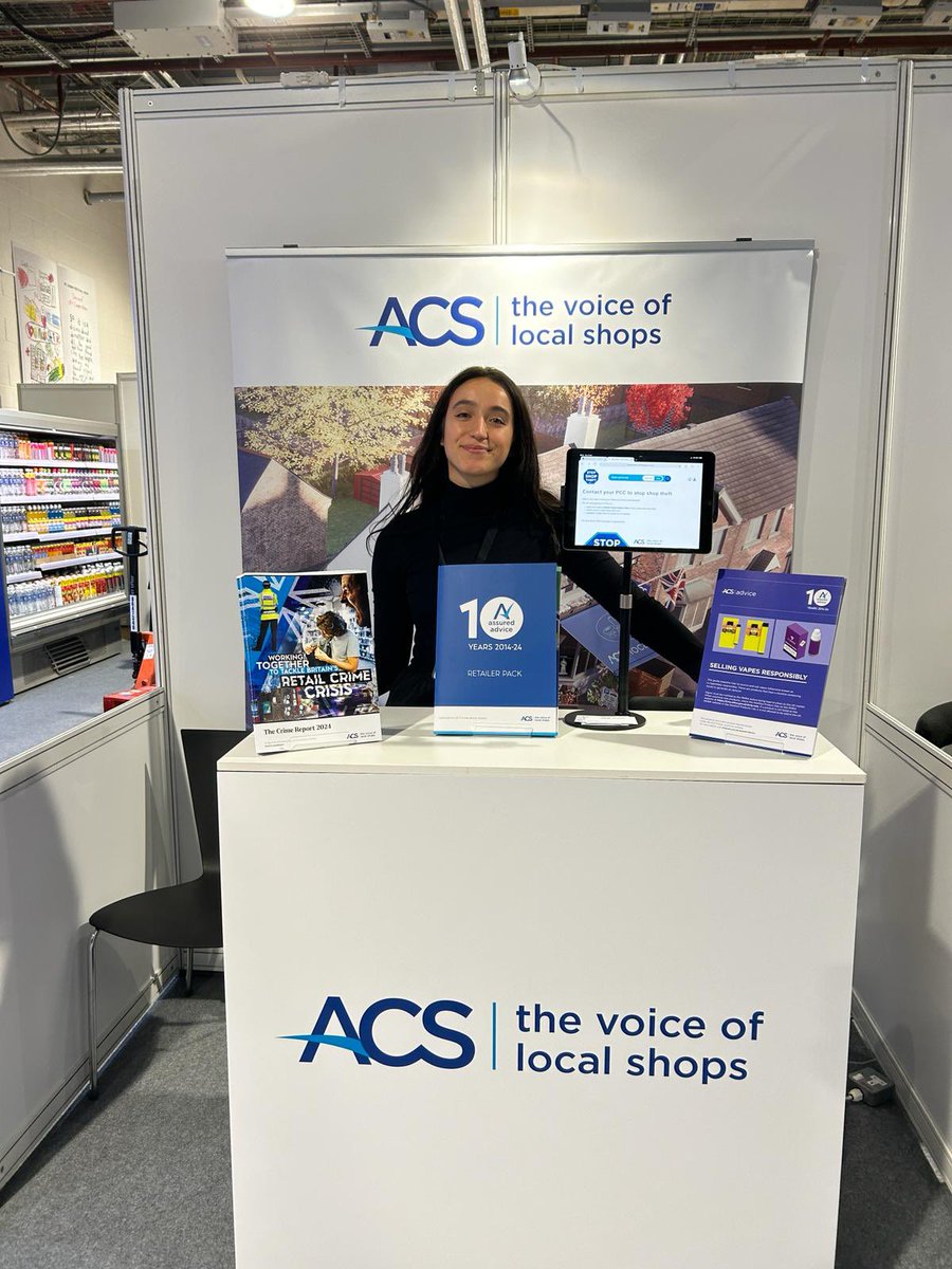 ACS are exhibiting at the Booker Retail Show today in Doncaster, come say hi at stand D6!