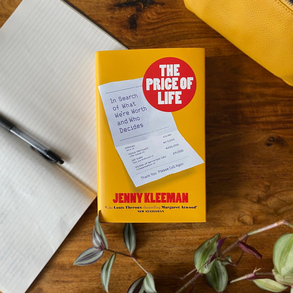 It is an absolute pleasure to be publishing @jennykleeman's The Price of Life today! A @BBCRadio4 Book of the Week, called 'morbidly fascinating and essential' by @NewStatesman, this deep dive into how we calculate the incalculable is a real must-read... buff.ly/3PhVuwc