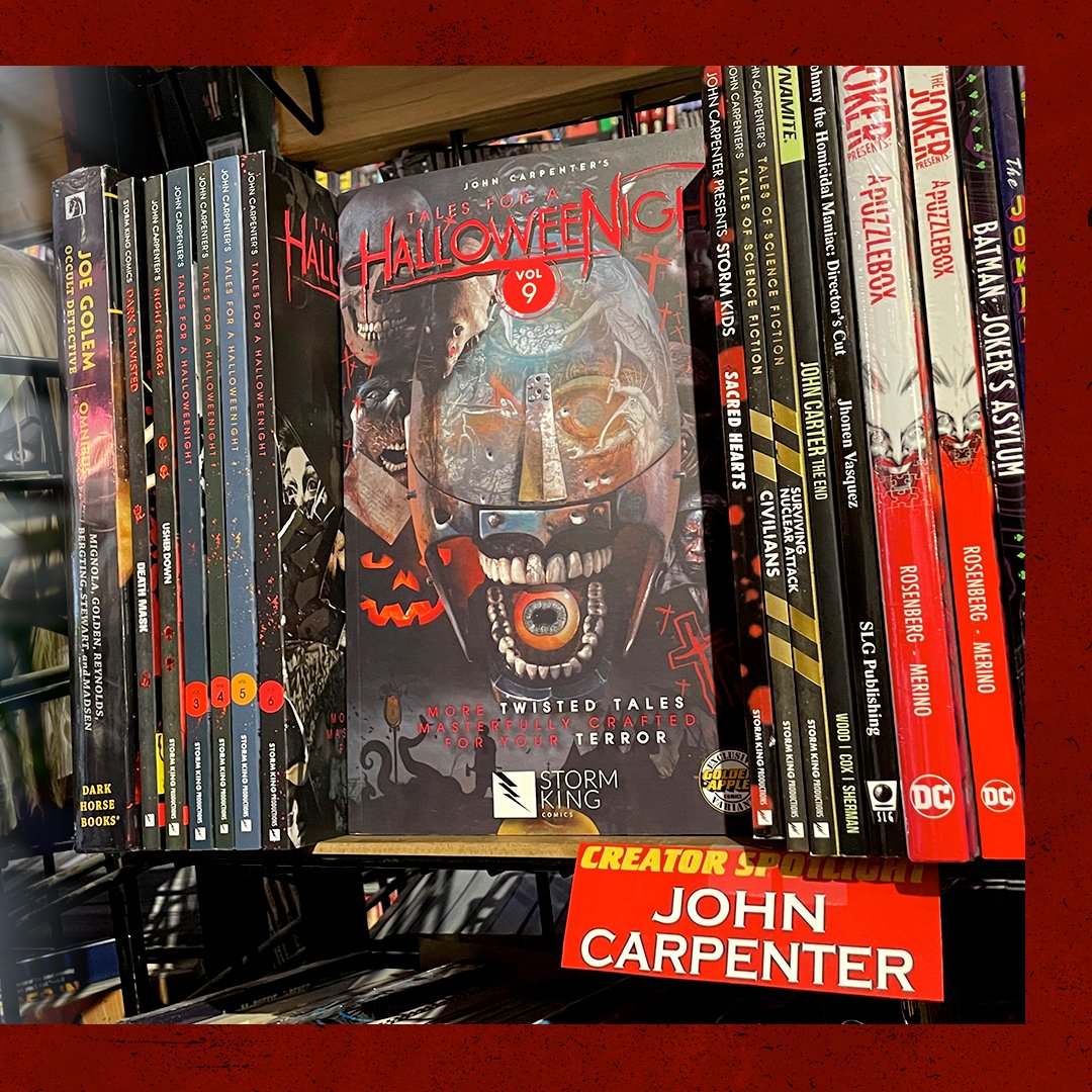 Dark & Twisted: Long Haul has hit bookstores! Head over to your local shop and pick up your copy. @GAppleComics is one of our favorite places to go for Storm King merch: comment below and shout out your favorite spot. #localbusiness #stormkingcomics #goldenapplecomics