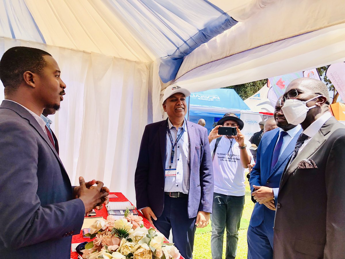 Alliance_UG's tweet photo. #AnnualInsuranceWeek2024 In photos: The @IraUganda CEO, Alhaj Kaddunabbi Ibrahim Lubega passed by our Tent at the Railway Grounds.
Our Acting CEO, Jain Gulshan, together with our Team were there to receive him.
#InsuranceWeek2024 https://t.co/CAm83Qcuay
