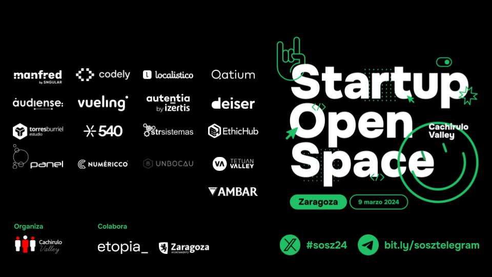 Y de nuevo, muchísimas gracias a todos los patros que habéis hecho el #SOSZ24 posible. 
<a href="/CodelyTV/">Codely ﹤🍍﹥</a> <a href="/deiser/">Deiser | We drive your success with Atlassian</a> <a href="/STRSistemas/">STR Sistemas</a> <a href="/uxTBE/">TorresburrielEstudio</a> <a href="/PanelSistemas/">Panel Sistemas</a> <a href="/EthicHub/">EthicHub(🌱, 🌱)| Blockchain | Specialty coffee☕</a> <a href="/getmanfred/">Manfred</a> <a href="/Audiense_es/">Audiense en Español</a> <a href="/localistico/">Localistico</a> <a href="/cervezasambar/">Cervezas Ambar</a> <a href="/numericco/">Numéricco</a> <a href="/540deg/">540</a> <a href="/vueling/">Vueling Airlines</a> <a href="/tetuanvalley/">Tetuan Valley</a> <a href="/QatiumHQ/">Qatium</a> <a href="/autentia/">Autentia</a>  y unbocau ❤️