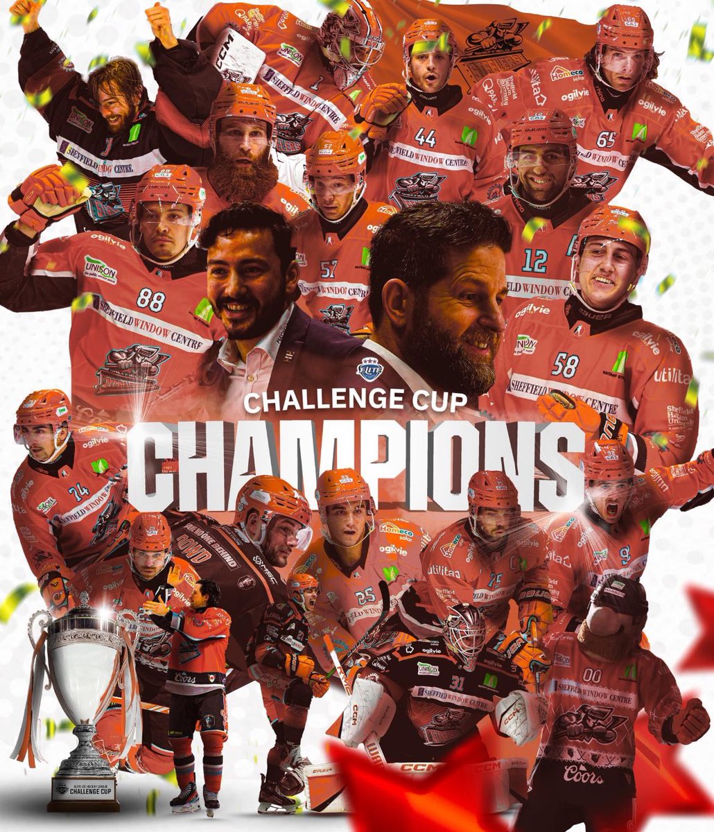 SmethurstJo's tweet photo. Great atmosphere last night in the Arena and outside afterwards. 2024 Challenge Cup Winners, get in @steelershockey https://t.co/gkV8P1SdGN