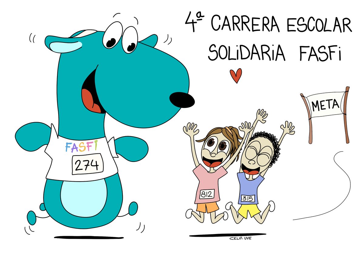 fasfi_'s tweet photo. Llega la 4ª Carrera Escolar Solidaria FASFI.

Y, ¿Quién nos va a acompañar? De nuevo, tenemos un padrino de excepción: #FASFITO. 

¿Sabes qué significa su dorsal? ¿Y el del niño y la niña que le acompañan?

https://t.co/RPfSwkc3tW

#FamiliaFASFI #CarreraFASFI #TatuajesInvisibles https://t.co/CL1ouCtzJe