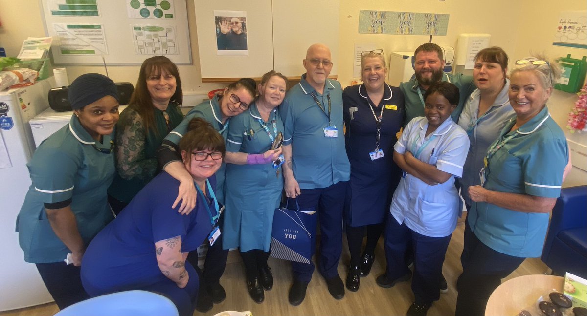 Healthcare Assistant Nigel retired yesterday! We will miss him so much but wish him well for the future. <a href="/WHHPeople/">WHHPeople</a>
