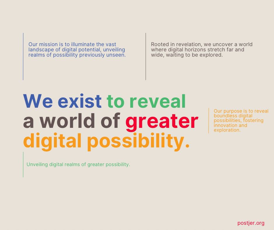 PostjerGroup's tweet photo. Let’s craft something unforgettable together. 

#Postjer #Web3 #websesign #software #DigitalMarketing #consulting https://t.co/kCAfEOyXUA