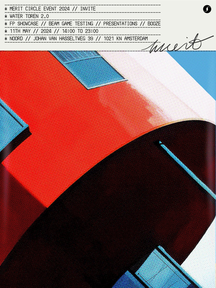 BeamFDN's tweet image. Merit Circle Water Toren 2.0🗼- Tickets Now Available🎟️

Join us during our annual community event where we celebrate the future of gaming!

Tickets via: app.guts.tickets/hpt2e9/ih8no1

📆11th May, 2024 14:00-23:00
📌The HoogtIJ, Amsterdam

#MCWaterTower24

More information ⤵️