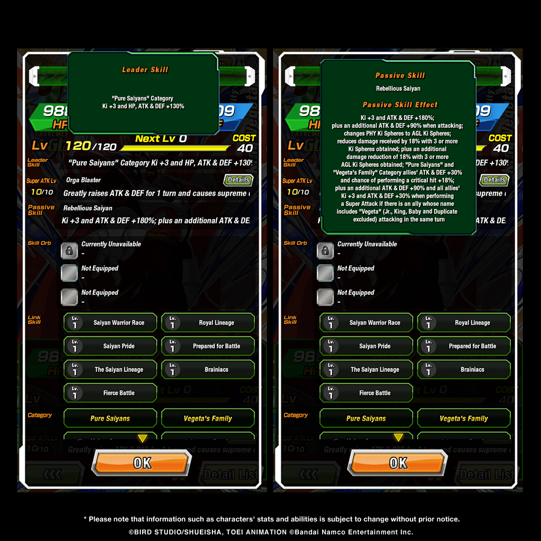 dokkan_global's tweet photo. First-hand information on UR [Regality] King Vegeta's stats! https://t.co/drjCIzpqKy
