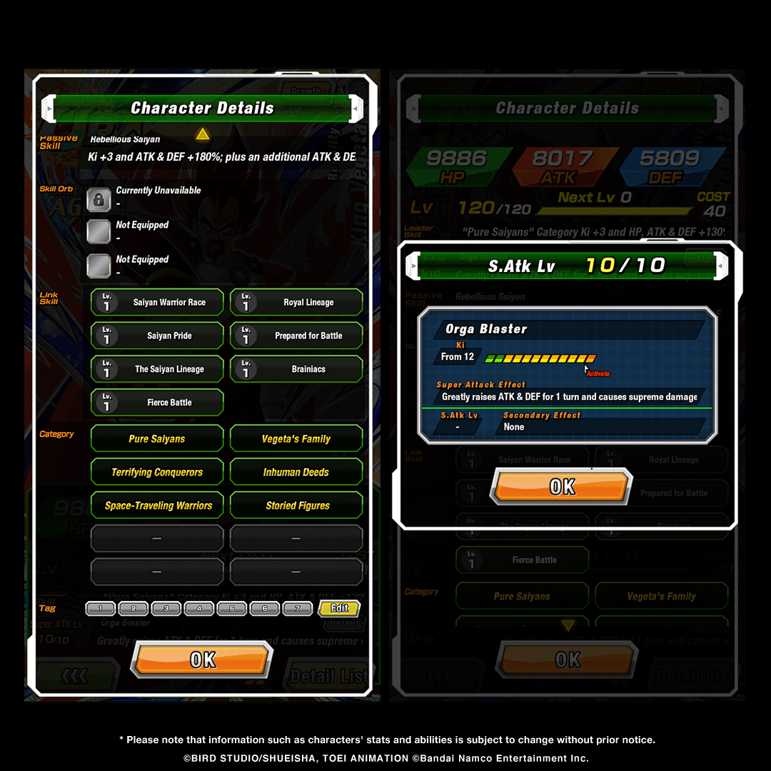 dokkan_global's tweet photo. First-hand information on UR [Regality] King Vegeta's stats! https://t.co/drjCIzpqKy