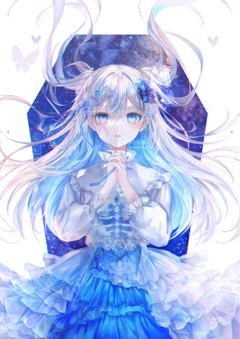 #ホワイトデーは銀髪白髪を愛でる日 
