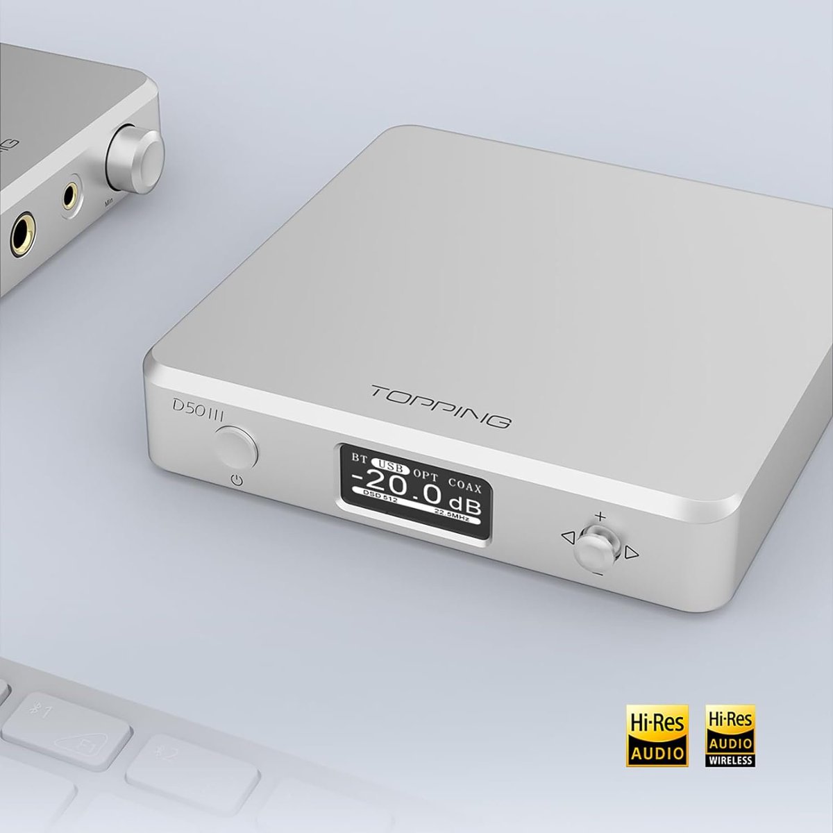 Linsoul_JP's tweet image. 🎼LINSOUL-JP新製品速報　第三弾
＃TOPPING D50III

🥳2つのES9039Q2Mを使用
🩵新しいI/V変換回路が設計され

▼リリースの詳細はコチラ▼
amazon.co.jp/dp/B0CY21PX9S