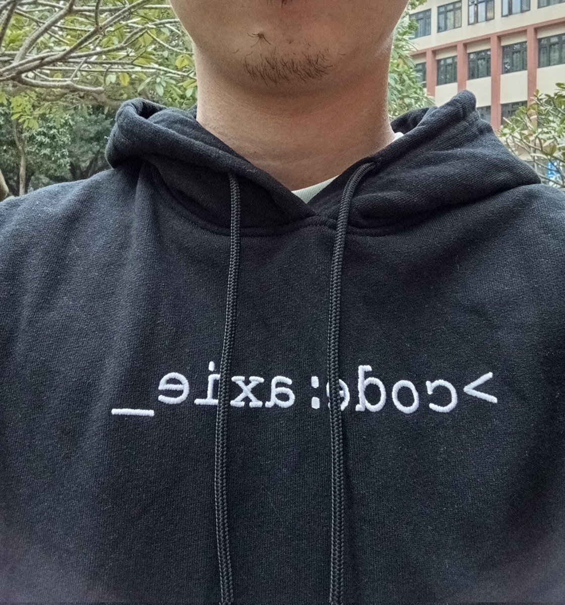 theofficialKMB's tweet photo. Walking around the streets of Macau wearing my #AxieMerch hoodie.

Waiting for someone to shout "Hello manager!" 😂😂😂
#AxieInfinity
#Ronin https://t.co/uvrEVxkOww