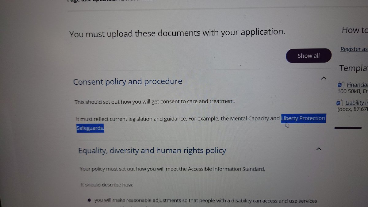 ZedCares's tweet photo. @CareQualityComm as Liberty Protection Safeguards have been delayed, please can you confirm your expectations around how they should be reflected in a policy for now? https://t.co/Aux4CNMLth