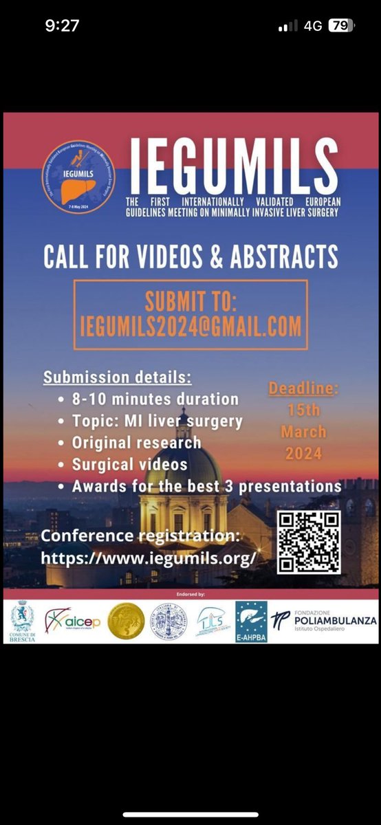 🤩 53 days to the 1st international guidelines on minimally invasive liver resections! 🗣️ discussion among experts ongoing ✍️ ready to produce evidence! 🫵 abstracts&videos submission open 🏆 Win your award! @Abuhilal9Abu @rubenciria @hpb_so @liveRPancSurg @HPB_influencer