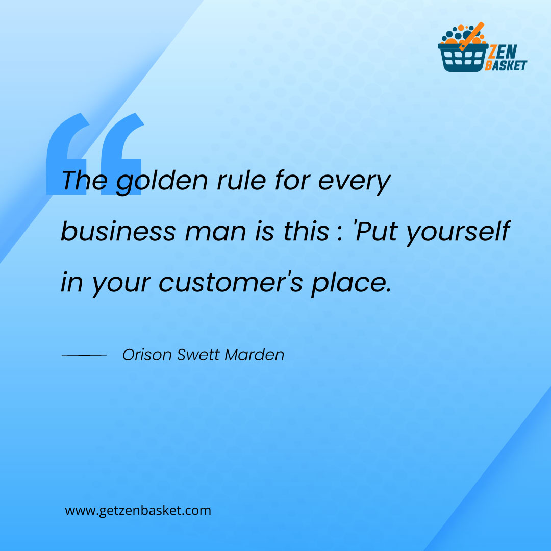 zenbasket's tweet photo. Empathy is the cornerstone of success in business. Walk in your customer's shoes, understand their needs, and watch your business flourish. 🛒🤝#ZenBasket #CustomerFirst #EmpathyInBusiness #BusinessSuccess #CustomerExperience #UnderstandingNeeds #businessinsights https://t.co/E9Isu3NHwm
