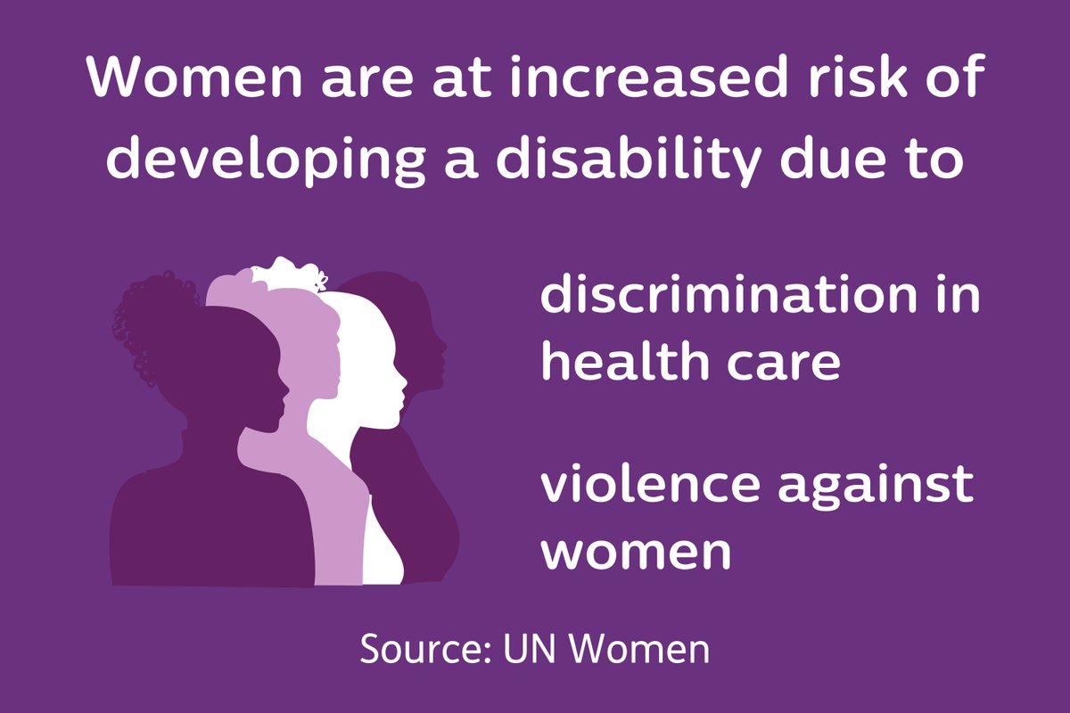 Women face an elevated risk of developing disabilities due to discrimination in healthcare and violence against women. According to UN Women, these issues contribute to a staggering statistic: one in five women worldwide lives with a disability. zurl.co/G5gN