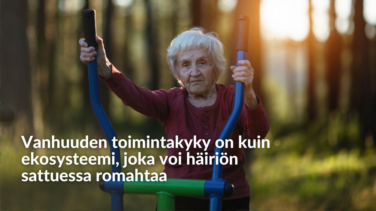 University of Jyväskylä (@uniofjyvaskyla) on Twitter photo Vanhuuden toimintakyky on kuin ekosysteemi, jossa jokainen osa-alue on tärkeä.
Uusi tutkimus <a href="/JYUsport_health/">JYU Faculty of Sport and Health Sciences</a> osoittaa, että tiiviimmin verkottuneet toimintakyvyn osat voivat heikentää toimintakyvyn resilienssiä eli kantokykyä. r.jyu.fi/FkT
@gerec_fi@KoivunenKaisa Vanhuuden toimintakyky on kuin ekosysteemi, jossa jokainen osa-alue on tärkeä.
Uusi tutkimus <a href="/JYUsport_health/">JYU Faculty of Sport and Health Sciences</a> osoittaa, että tiiviimmin verkottuneet toimintakyvyn osat voivat heikentää toimintakyvyn resilienssiä eli kantokykyä. r.jyu.fi/FkT
@gerec_fi@KoivunenKaisa