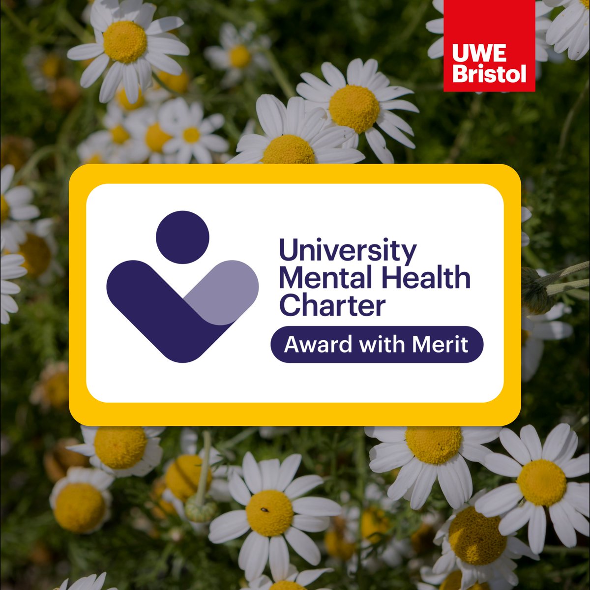 ⭐️Delighted to be the first university in the UK to achieve the University Mental Health Charter Award with Merit. Awarded by @StudentMindsOrg, the accolade recognises our ongoing commitment 'to embed a whole-university approach to better mental health' #UniMentalHealthDay