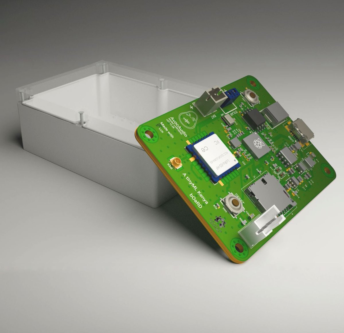 #Projectsharing
AvocAudio Board 🥑 

A #TinyML Community Board designed for mass audio data collection aimed at enabling a variety of cutting-edge applications. The latest project from <a href="/BuildWithFlux/">Flux | Design PCBs with AI</a>'s Electronic Engineer <a href="/emasicollins/">Collins Emasi</a>.

💪 Powered by the Raspberry Pi XIAO RP2040