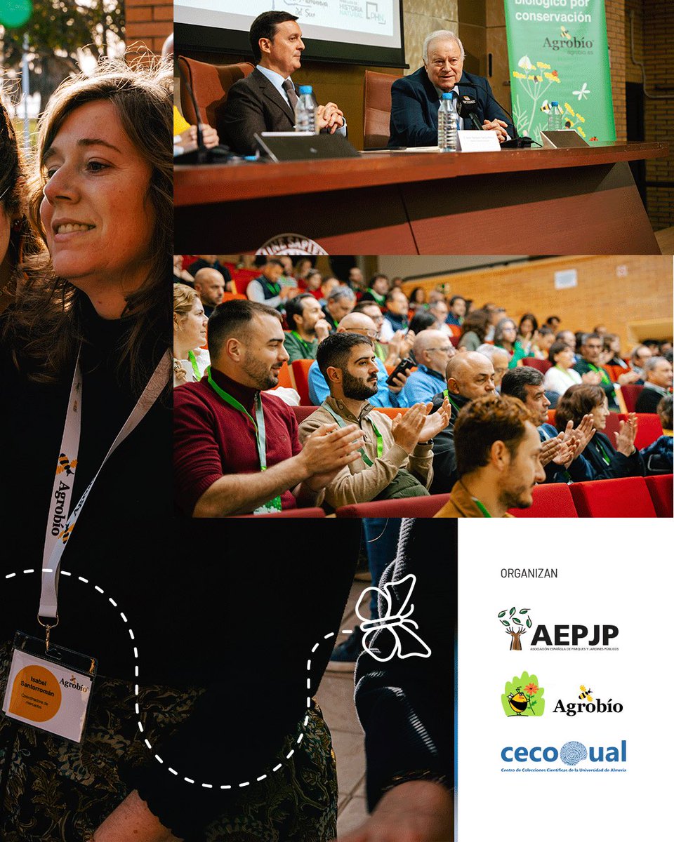 Comienza la Jornada Técnica “Control Biológico en Parques y Jardines ¿Utopía o Realidad? en el auditorio de la Universidad de Almería 🐞🌿 #controlbiologico