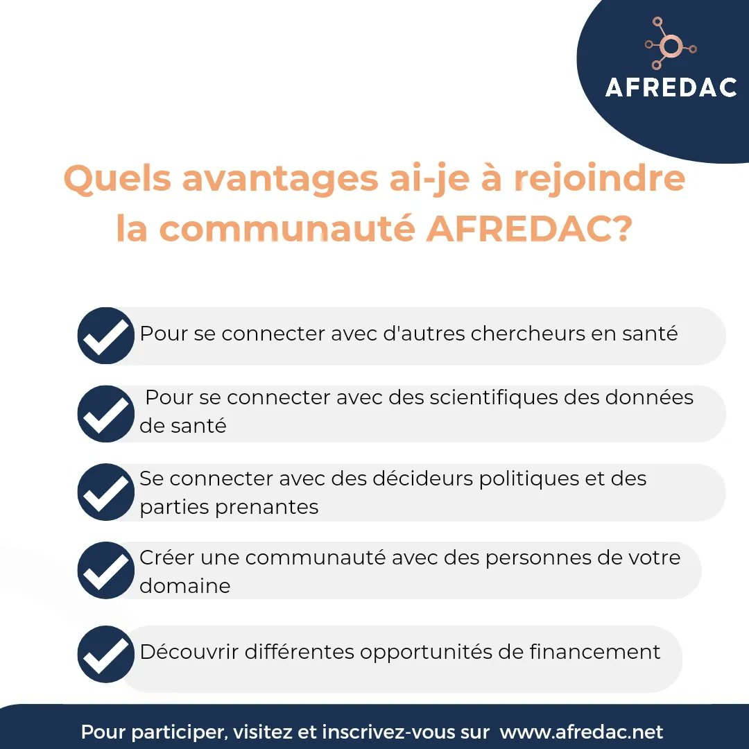 afredac's tweet photo. For these benefits and many more, join the AFREDAC community today!
Sign Up here: https://t.co/pws7G9qYSH
#afredac #research #researchinafrica #healthresearch #medicalresearch #africa #panafrica #who #cdc #africancdc #usaid https://t.co/3WEoDsaf0G