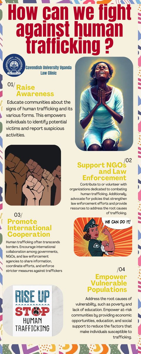 CuulawClinic's tweet photo. When alot of people do a little,it adds up and makes a difference.
#2024TEAW #CavendishUniversityUganda #StopHumanTrafficking #Freedomday #Awareness https://t.co/sOSoQG7tPH