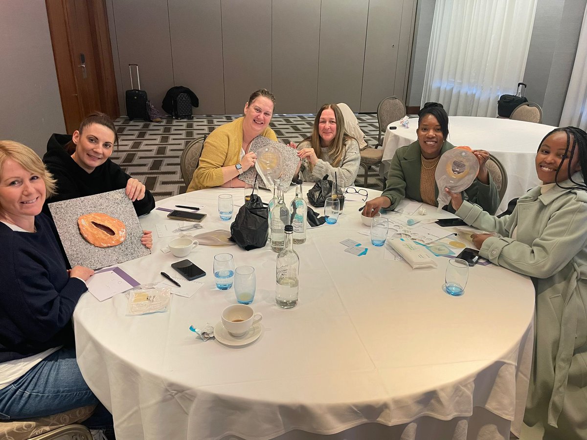 Colorectal CNS’s Lisa and Catherine delivering an informative Study Day at the Hyatt in Birmingham to a group of Stoma Support Workers. In collaboration with @Coloplast_UK. A day spent learning how to support patients in practice with regard to stomas and fistula care.