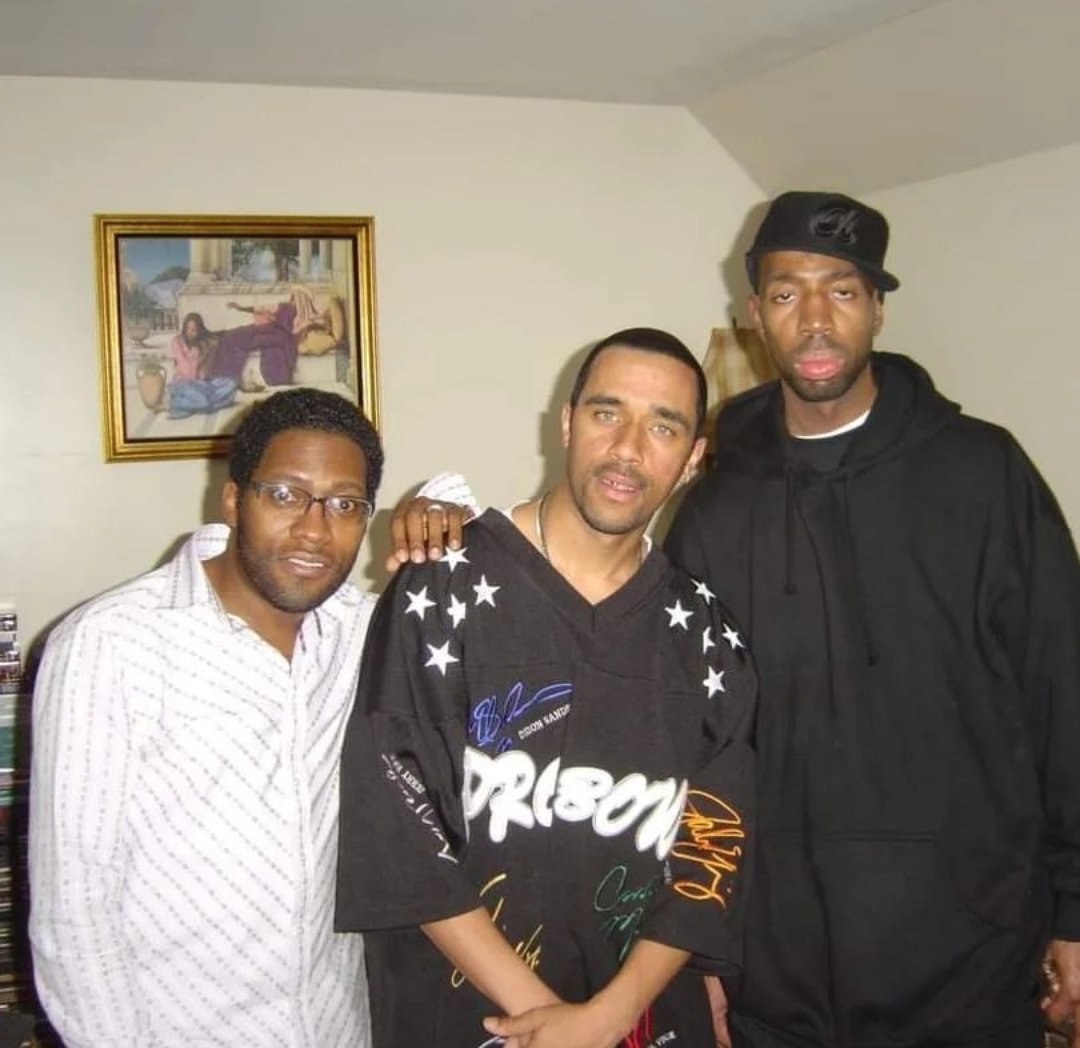 #throwbackthursday myself and two of the BEST to EVER do it! MIKEY D and the incomparable GRANDDADDY I.U. !