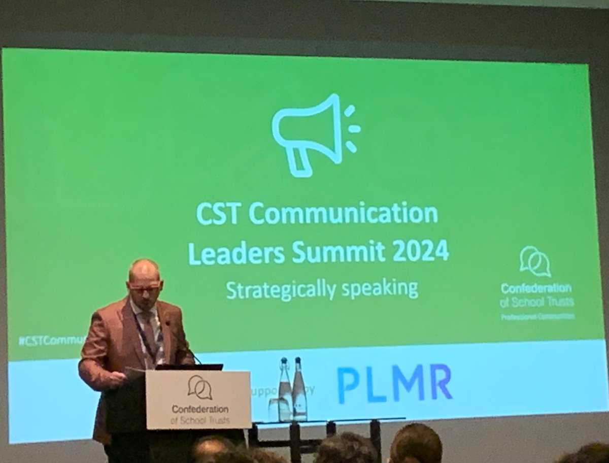 Our Director of ICT and Communications is representing the Trust at the inaugural CST Communications Leaders Summit today. #CSTCommunications @CSTvoice