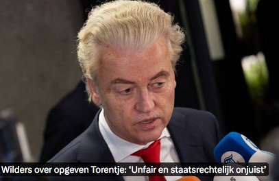 1. #Wilders #PVV doet dit niet uit landsbelang, maar sorteert voor op volgende TK verkiezingen. 2. Klaagt over onrechstatelijk nu slechts de #BBB hem premierwaardig vindt. Totale nonsense. 3. Leuk begin vant evt nu te vormen kabinet...