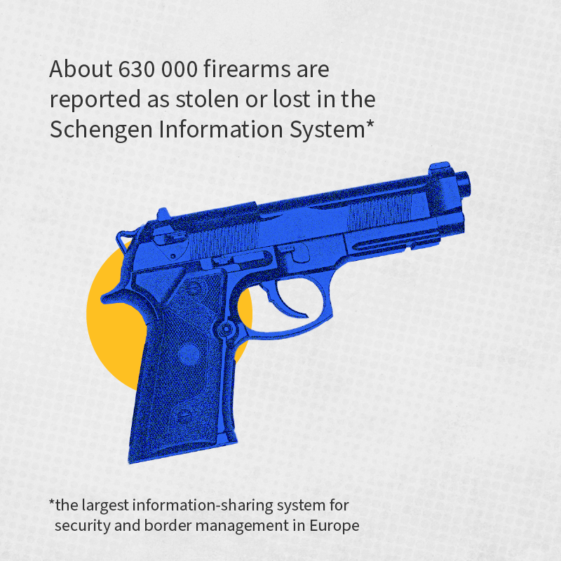 EUCouncil's tweet photo. The Council and @Europarl_EN have reached a provisional agreement on updated EU rules on civilian firearms.
Scroll down to learn more about the deal and its aims and benefits.
Find out more ➡️ https://t.co/RDHDOtwfCd
#FirearmsRegulation