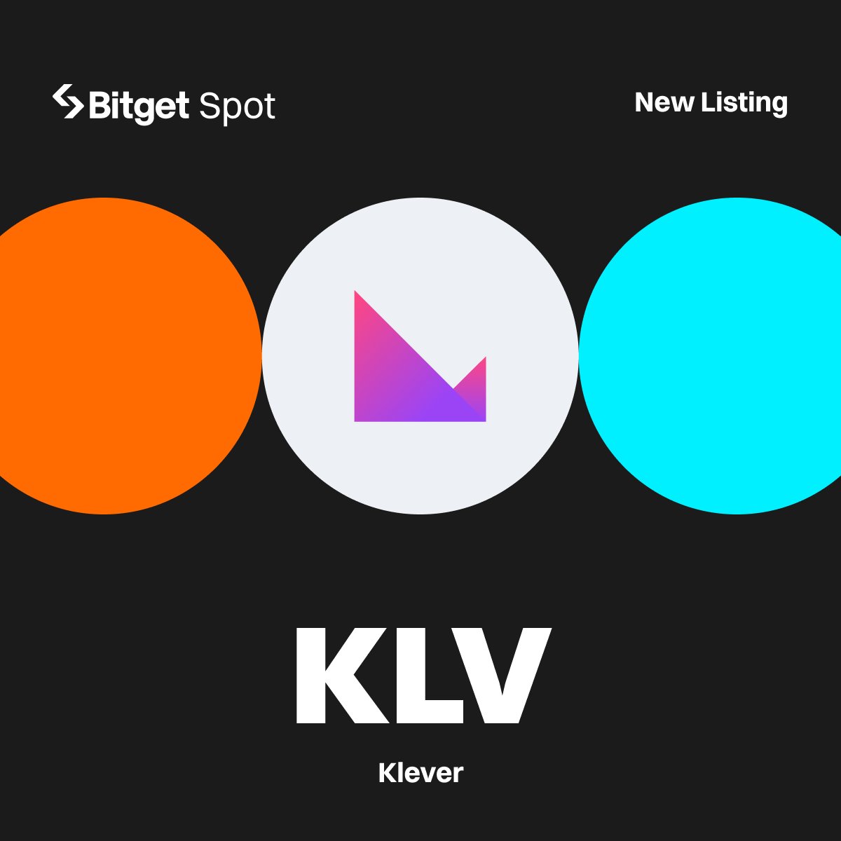 📢 New Listing <a href="/klever_org/">Klever Blockchain</a>

#Bitget will list $KLV/USDT with 2,500,000 KLV up for grabs! 

🔹Deposit: opened 
🔹Trading starts: 11:00, Mar 15 (UTC) 

More details: bitget.com/en/support/art…