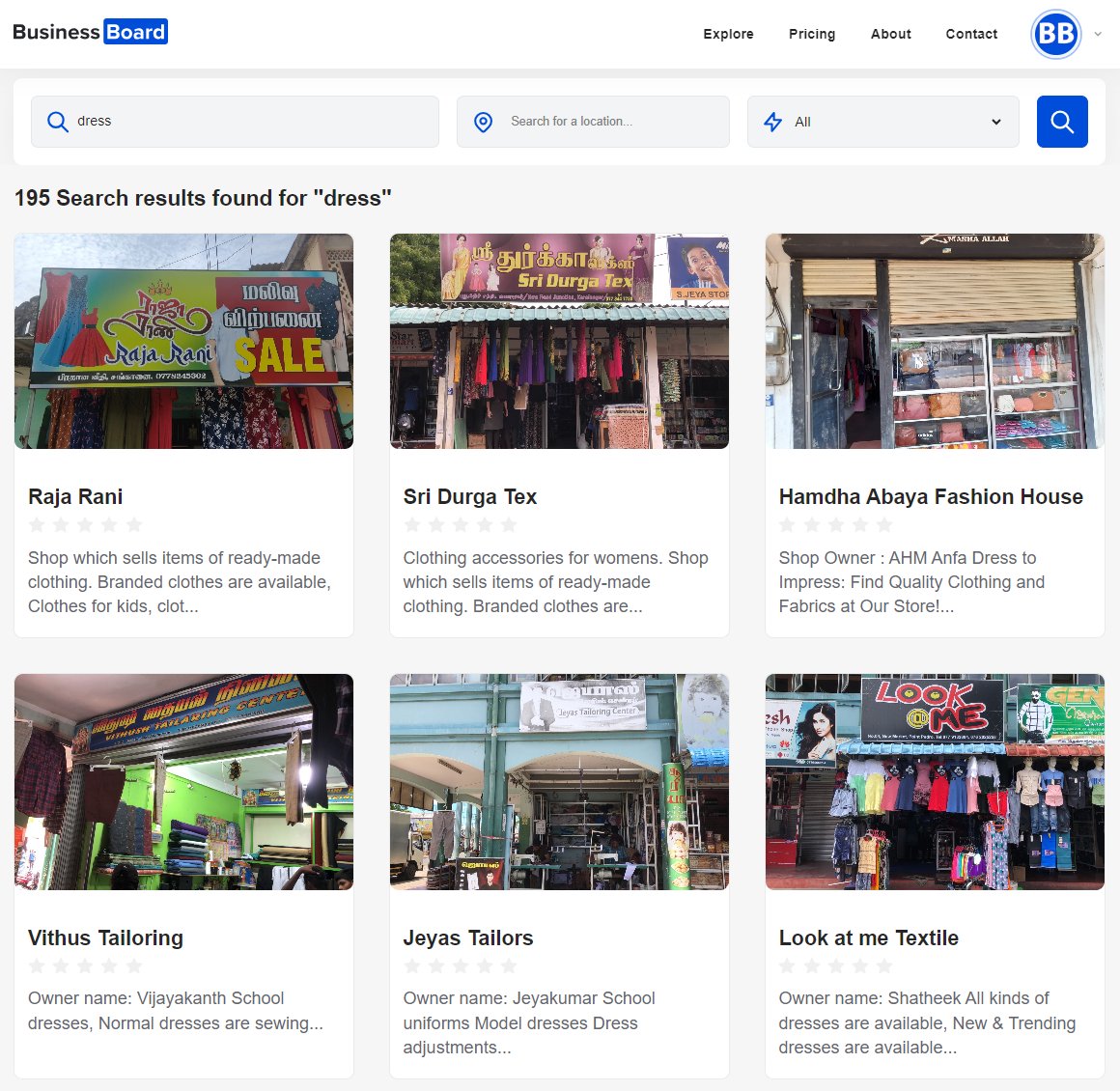 BusinessboardLk's tweet photo. உங்கள் அருகில் இருக்கும் Hotels, Restaurants, Grocery Shops,   Pharmacy, Palours, Dressing Shops, Studios போன்ற அனைத்து விதமான வணிக இடங்களையும் நீங்கள் இலகுவாக இனங்காண நாம் உங்களுக்கு உதவுகிறோம்.

எமது  இணையத்தள முகவரி:  https://t.co/5pSK3uuTrj https://t.co/m2biS6uSNb