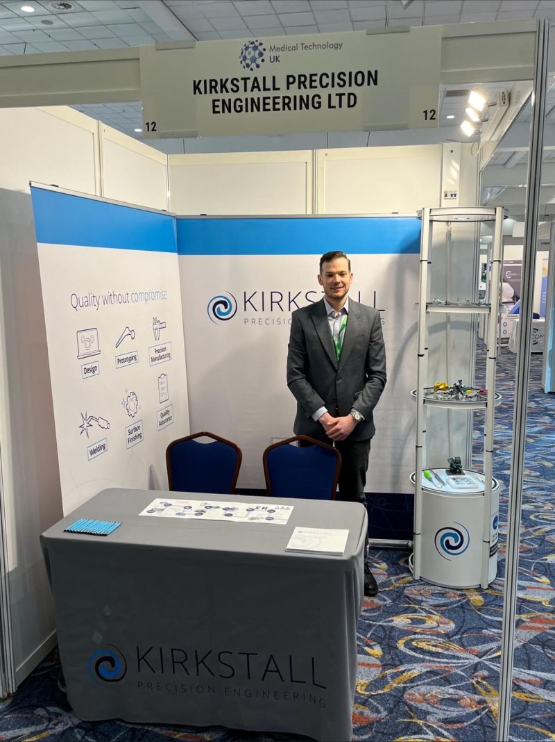 Join us for Day 2 at @MedicalTechUK. If you didn’t catch us yesterday at stand 12, today’s your chance. Our CEO Adam Thornton as you can see is ready to answer any questions you may have. It is all entirely FREE to attend and you can register at; lnkd.in/g5dMkcfG.