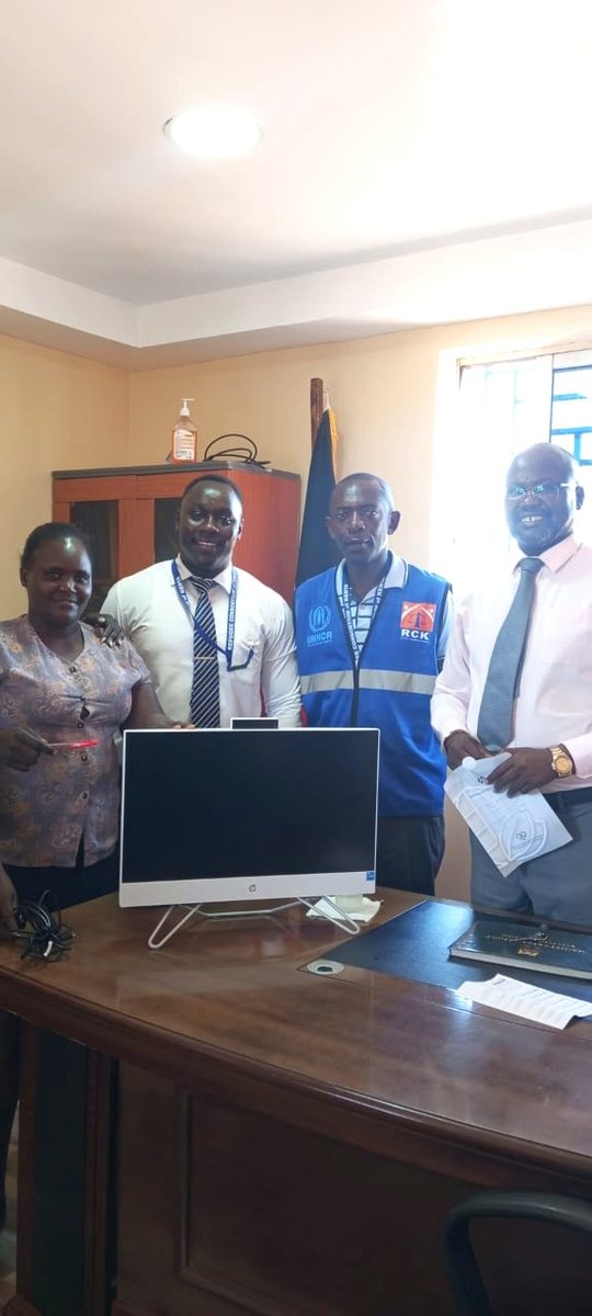 RCKKenya's tweet photo. We dare to progress by promoting social transformation through #access to #Justice! Jointly with @unwomenkenya, we are happy to support the Kakuma Law Courts with a desktop to facilitate virtual #Case hearings. Great step towards addressing #sgbv by enhancing #Court efficiency. https://t.co/q3bx7nGsl1
