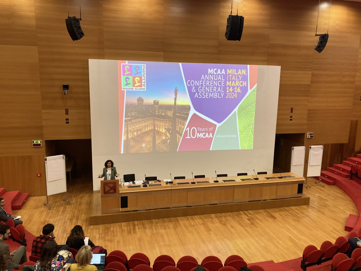 Policy Officer <a href="/SanalErginel/">Senem Sanal-Erginel</a> from <a href="/MSCActions/">Marie Skłodowska-Curie Actions</a> <a href="/EU_Commission/">European Commission</a> opens the satellite event on supervision 🤝

The MSCA Guidelines on Supervision include recommendations to supervisors, researchers &amp; institutions. Today, we'll discuss the experiences of MCAA members to improve them 💡