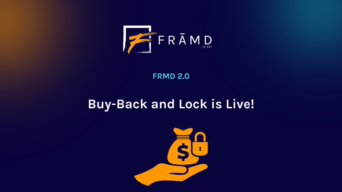 🔒 FRMD 2.0 Announcement 🔒

FRMD 2.0's buy-back &amp; lock mechanism is now live on mainnet! 🔥

📅 First Buy-Back: March 13, 2024

What's New?

🔸 45% of node rewards, post-operating costs, will buy back &amp; lock FRDM tokens in the BBL contract

🔹 Track locked tokens on the Yeti