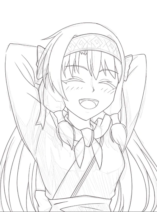 違う顔描きたくなったのでボツということで 