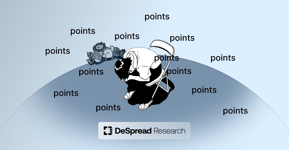 DeSpreadTeam's tweet photo. 🆕 Insight & Analysis: Point Valuation Framework — Gomble Airdrop Case Study

1/ It's becoming an industry standard for projects to adopt a point system for their token airdrop strategy. However, it's difficult to estimate the number of tokens a user will receive and their value, as point aggregation is often handled off-chain and token allocations are not publicly available.

However, if the airdrop strategy involves capital, such as a staking campaign, it is possible to estimate the value by looking at the cost of capital, the conversion rate between points and tokens, and examples from benchmark projects.

In this article, we'll set up a framework for point valuation using the Gomble airdrop campaign as an example to see how it can be applied.