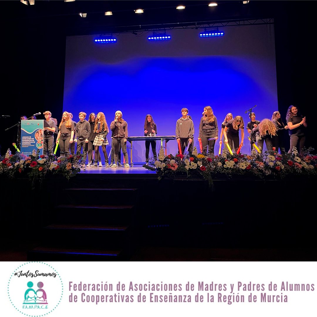 FampaceMurcia's tweet photo. #FAMPACE asistió ayer a la Jornada de Intercambio de Experiencias en Cooperativas de Enseñanza. Impacto en su entorno geográfico.
Un momento de disfrute donde se puso en valor la cultura de las cooperativas.
#JuntosSumamos https://t.co/EiYmUYQbSi
