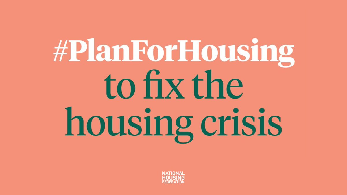 We support the @natfednews campaign #planforhousing England is in a housing emergency, and we believe a sensible and cost-effective solution is needed. Let’s prioritise social housing and work toward ending the crisis by 2035.