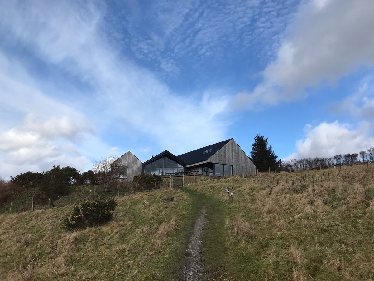 Spent an extraordinary day @CovePark on the banks of Loch Long yesterday, chatting to folk from all over the world about musical theatre development, witnessing their work, and getting a delicious dinner, too. All part of a residency run by @DundeeRep. More soon in @TheStage.