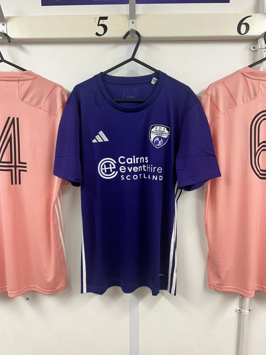 GlasgowGWFC's tweet photo. New Sponsor 
~~~~~~~~~
Glasgow Girls FC-18s would like to thank local company Cairns Event Hire Scotland based in Tollcross for  sponsoring their new 2024/25 home strip 

Thank you 👏🏻

▶️ https://t.co/9KzSFgZrho https://t.co/CljId6Ihqx