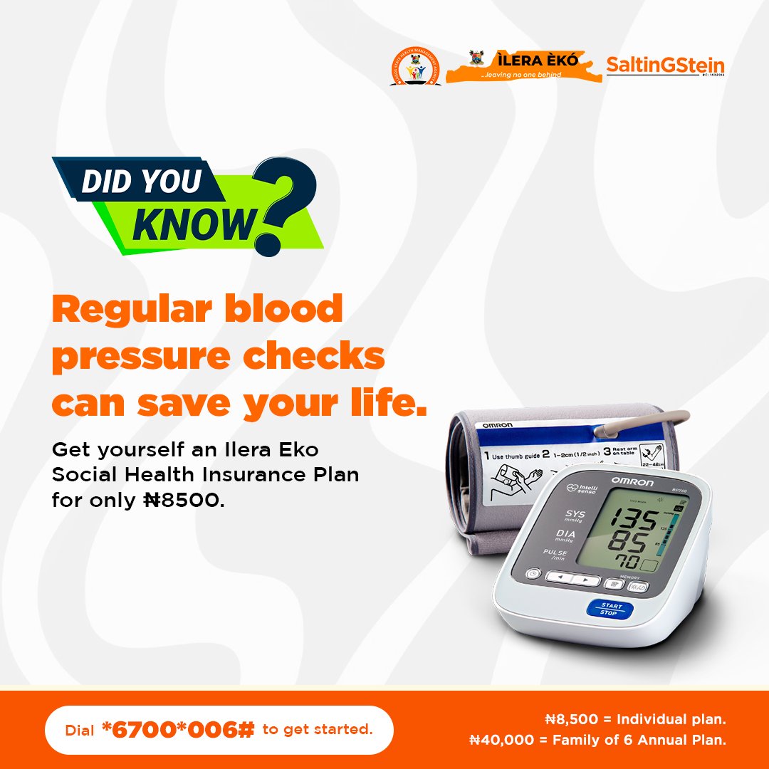 uhcadoption's tweet image. A little reminder: Health screenings are a key part of preventive healthcare. With Ilera Eko, staying on top of your health is easy and affordable. #HealthScreening #PreventiveCare #IleraEko #UHC4Lagos