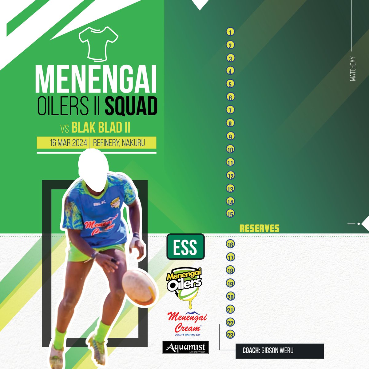 MenengaiOilers's tweet photo. #OFam, tuko na 3 hampers to give to 3 of you. Kibarua ni simple, Predict our ✌️ teams the will play in the #ESS and #KenyaCup Playoffs this weekend. Nyinyi Sasa ndio machesco. Chezeni kama nyinyi hapo kwa comments. All the best. #MenengaiCream #KenyasNo1BarSoap #AskforAquamist https://t.co/m75vZVmQ6X