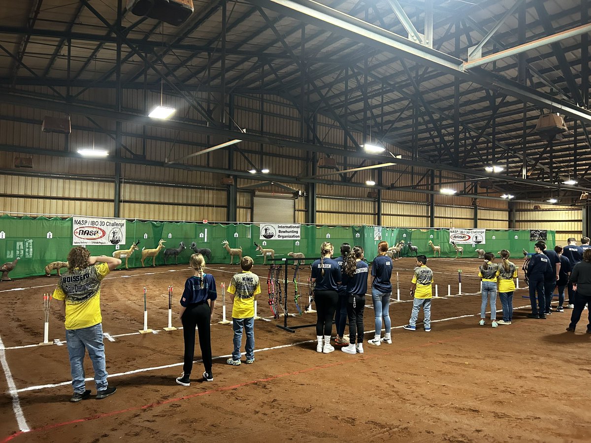 Our <a href="/ChristianaES1/">Christiana ES</a> 3-D team shooting at the Tennessee State Archery Tournament this morning! <a href="/tnwildlife/">TWRA</a> <a href="/NASPIBO3D/">NASP®/IBO 3D</a>
