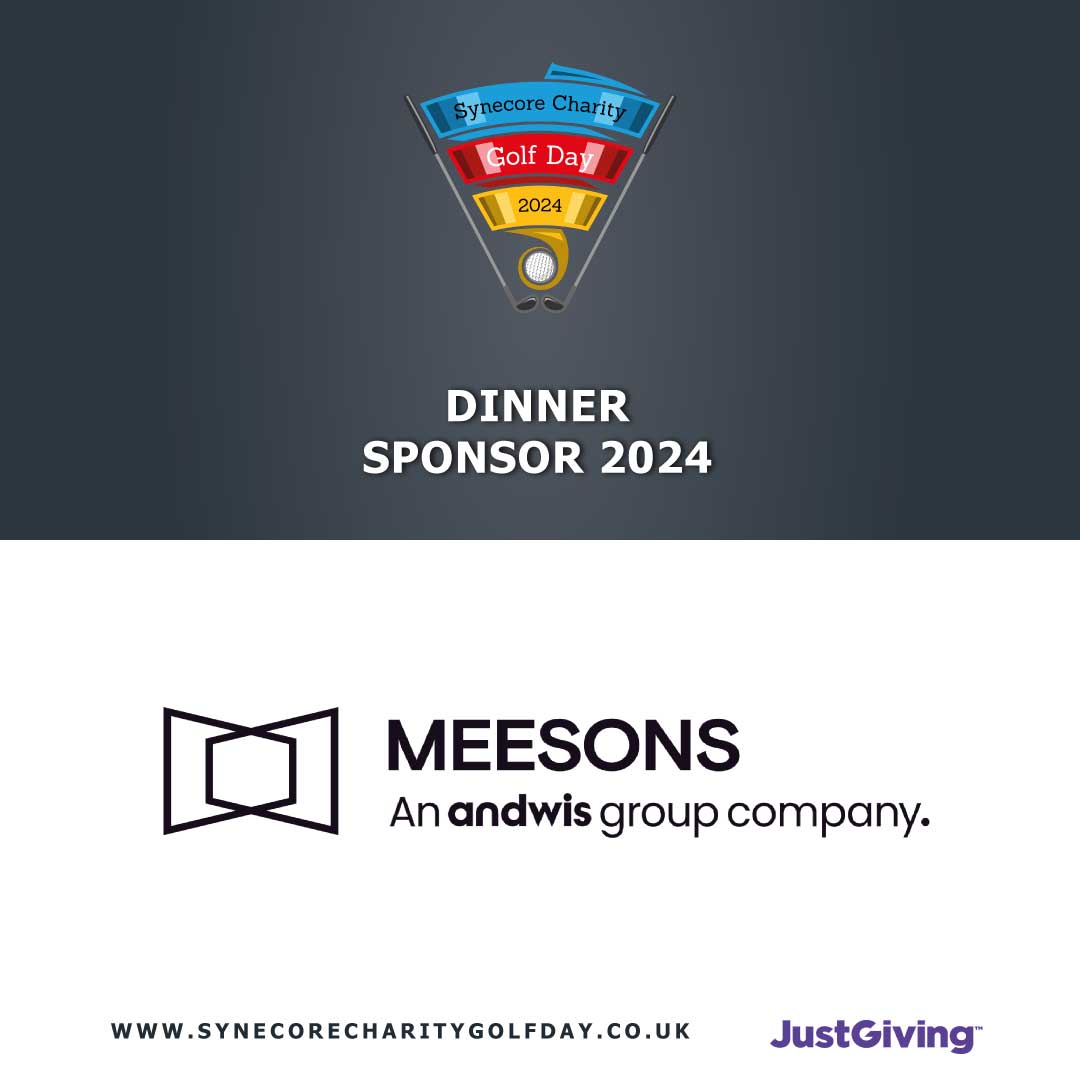 Our latest Golf Day sponsor is @Meesons, who is one of Synecore's andwis. associates. The team at Meesons have kindly sponsored the 3-course dinner at our event on Friday 12th July. ⛳ Join the fun by booking your tickets now at synecorecharitygolfday.co.uk
