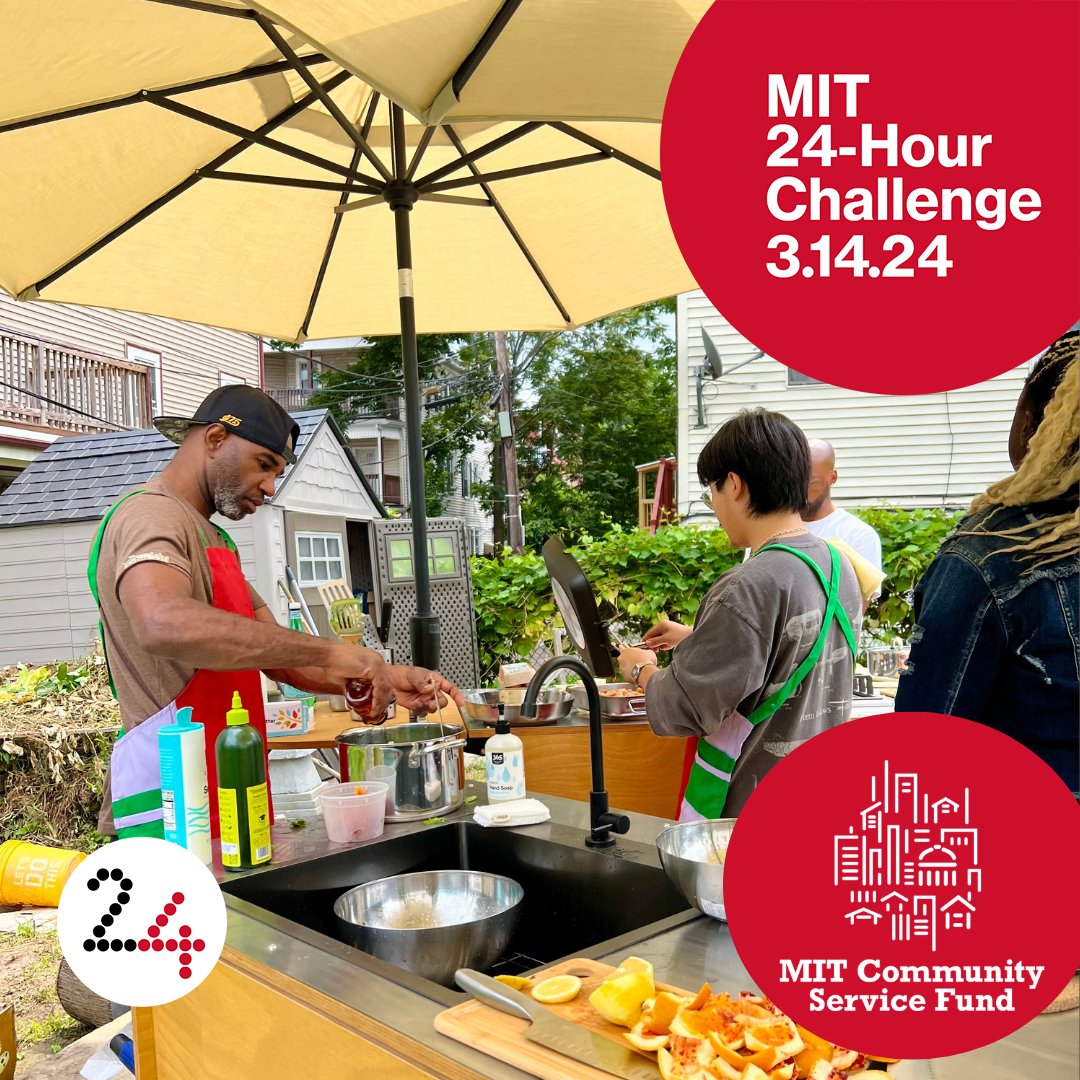 Today's the day! ❤️ The MIT Community Service Fund turns the generosity of the Institute into real-world impact for our neighbors. Make a donation TODAY (March 14) and amplify our impact. bit.ly/48ir57S 📸: Pop Up community Kitchens, Spring 2023 CSF recipient